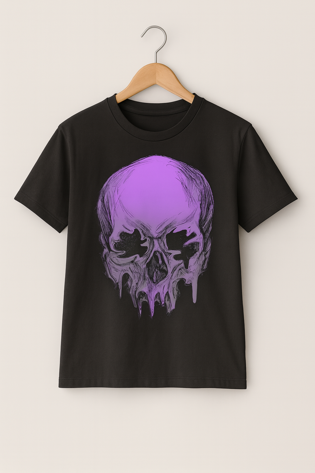 Purple Skull Graphic Tee