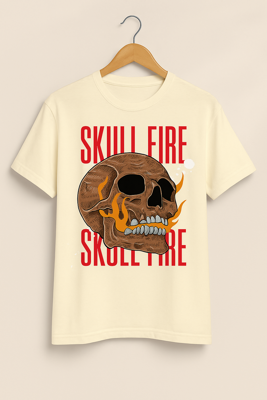 Skull Fire Graphic Tee