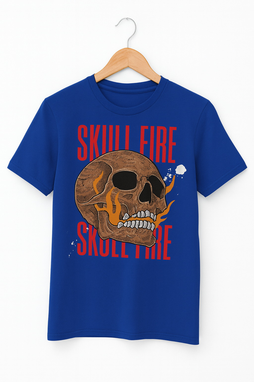 Skull Fire Graphic Tee